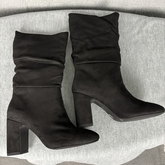 Chinese Laundry Womens Boots Size 9 Black Suedette office event goth - Picture 6 of 16